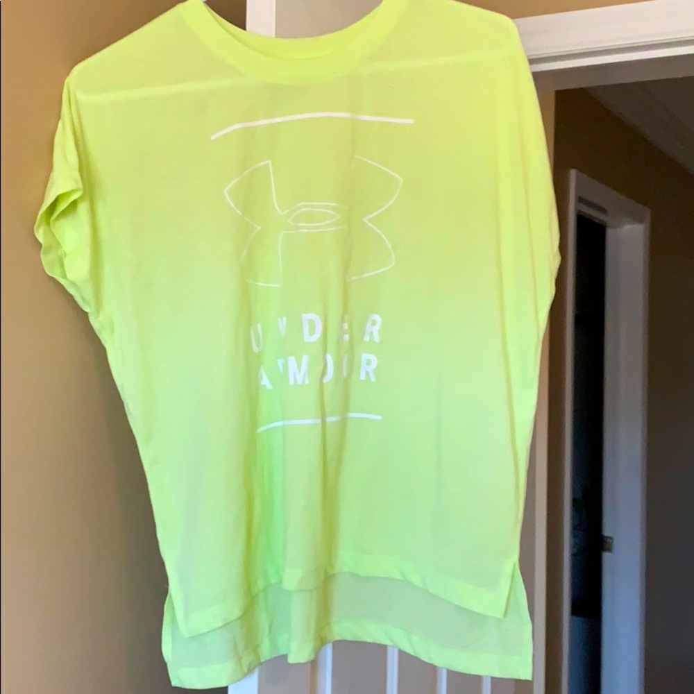 Under Armour size S lime green